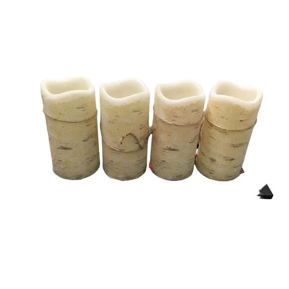 DECORATIVE TRAY HOLDER WITH 4 CANDLES BATTERY OPERATED (BATTERIES NOT INCLUDED) - Picture 3 of 6